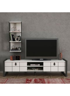 sahaba Lost-Metal Tv Unit White 32kg 