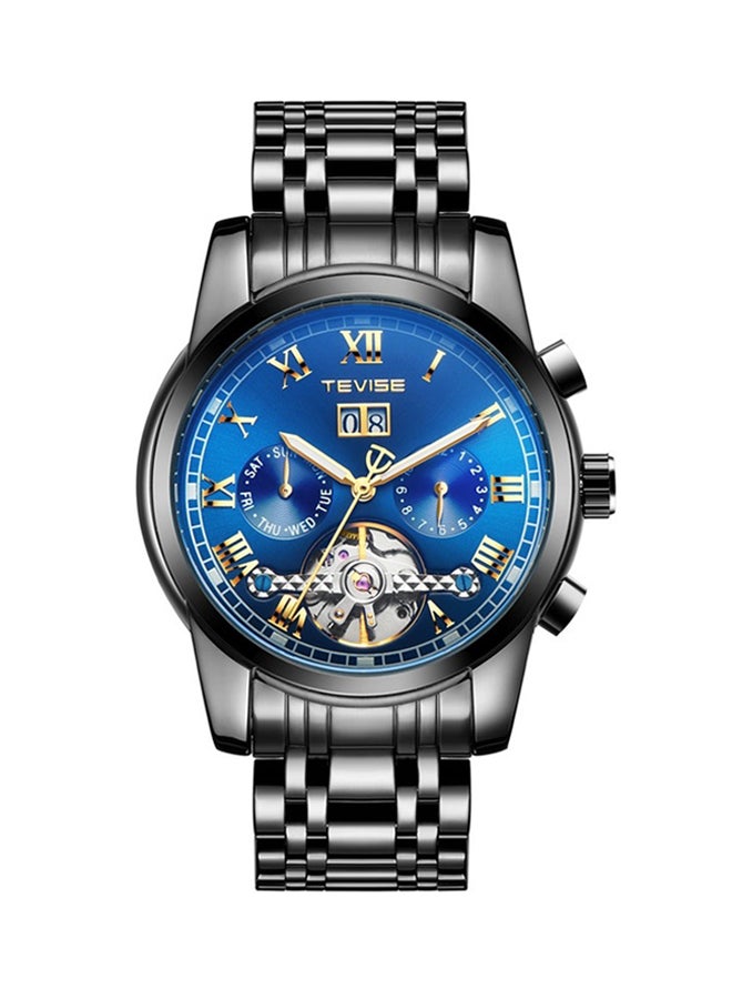 تيفيز ساعة يد كرونوغراف بسوار من الإستانلس ستيل طراز T9005 DF men