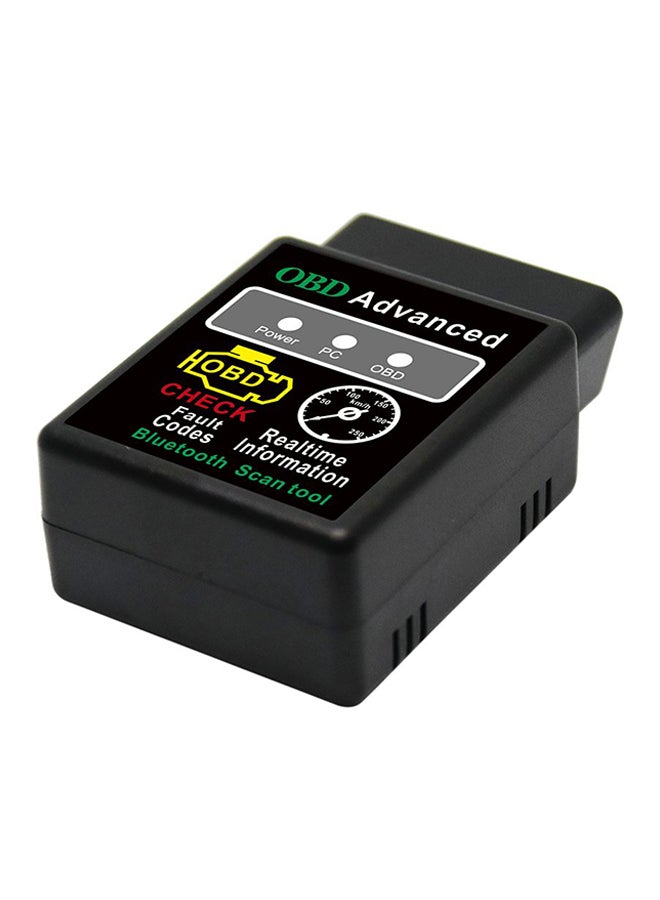 ماركة غير محددة أداة قراءة رموز ومسح لتشخيص أعطال السيارات OBDII لنظام أندرويد بواجهة بلوتوث 2.0 أسود  - Image 1