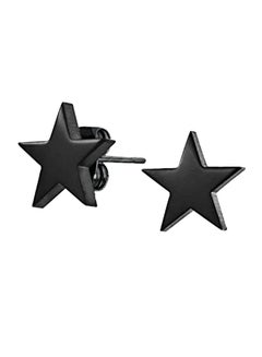 Stainless Steel Star Stud Earrings