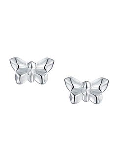 BLING JEWELRY 925 Sterling Silver Butterfly Stud Earrings  - Image 2