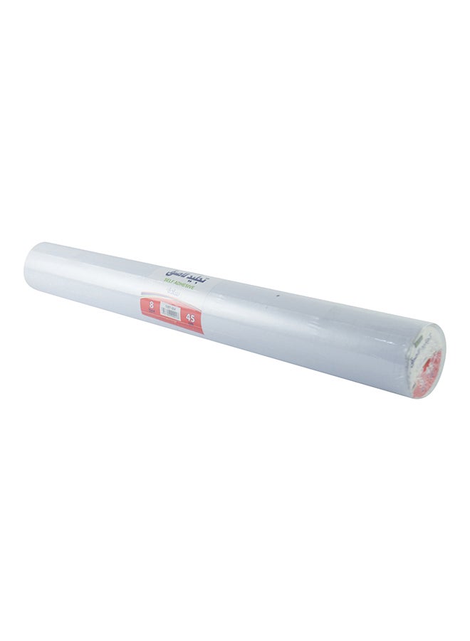 SBC 8 Yards Adhesive Roll Cover White  - Image 1