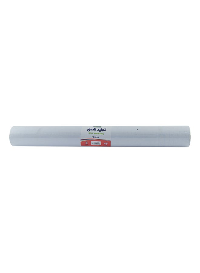 SBC 8 Yards Adhesive Roll Cover White  - Image 2