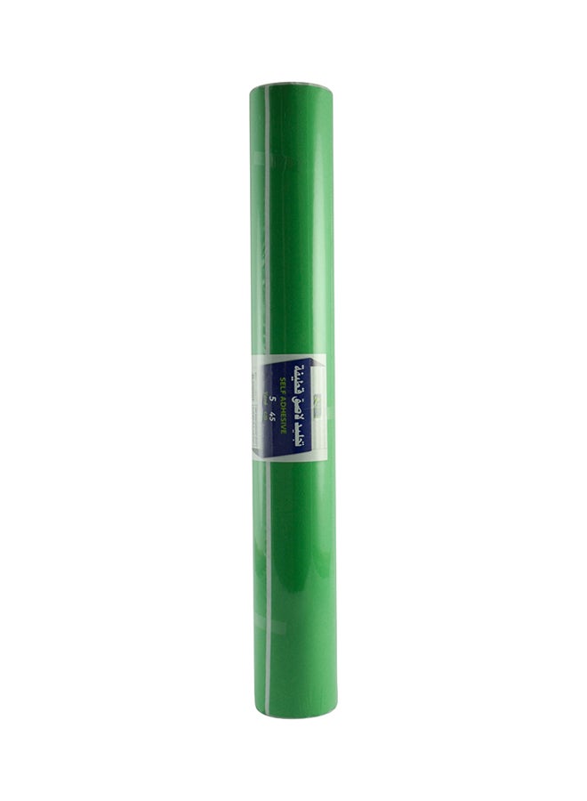 SBC - 5 Yards Self Adhesive Velvet Roll Green - Image 1