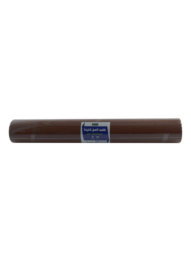 SBC 5 Yards Self Adhesive Velvet Roll Brown  - Image 2