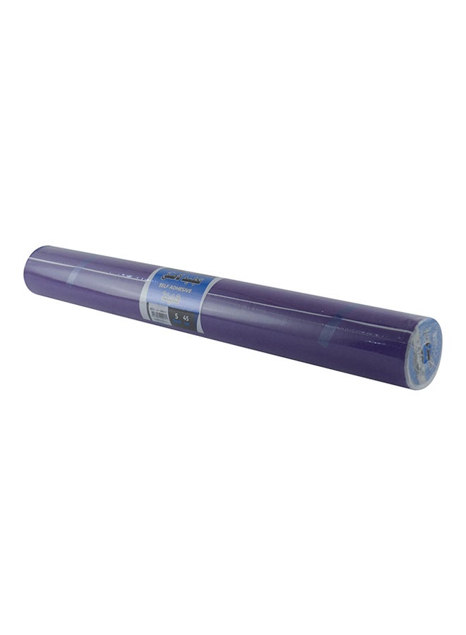 SBC 5 Yards Self Adhesive Velvet Roll Purple  - Image 1