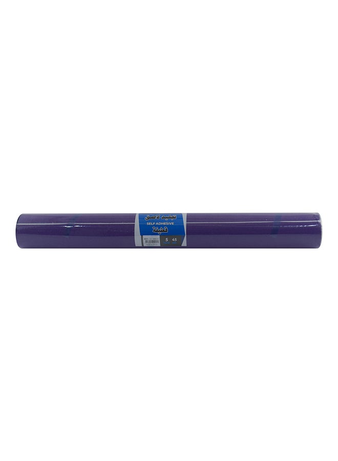 SBC 5 Yards Self Adhesive Velvet Roll Purple  - Image 2