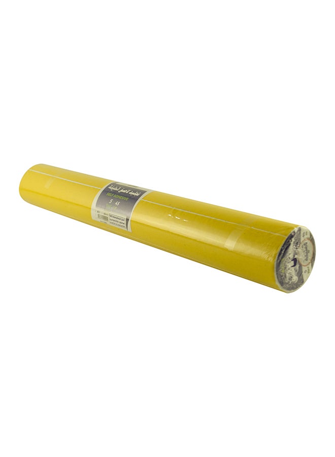 SBC 5 Yards Self Adhesive Velvet Roll Yellow - Image 1