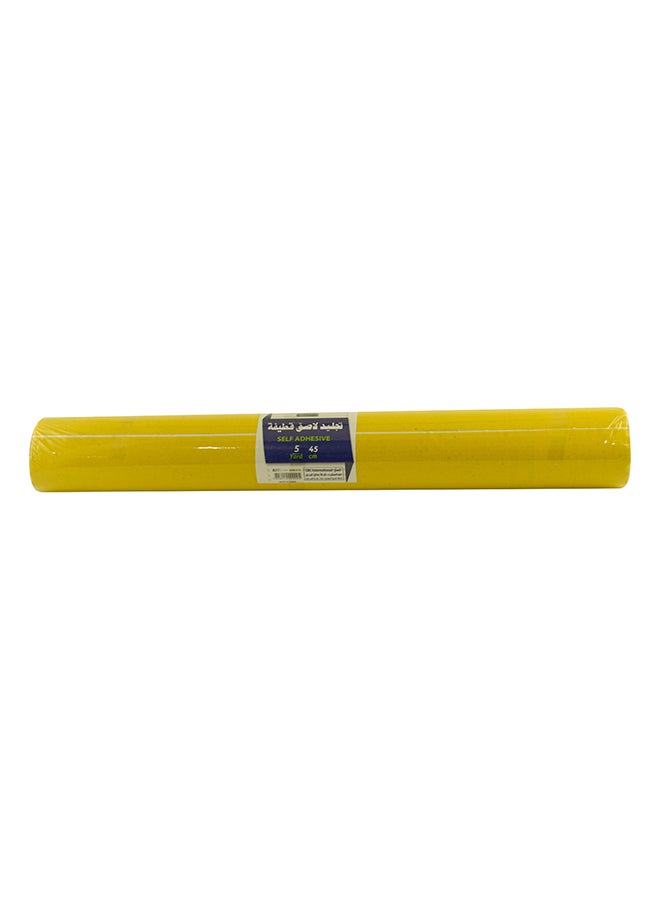 SBC 5 Yards Self Adhesive Velvet Roll Yellow - Image 2