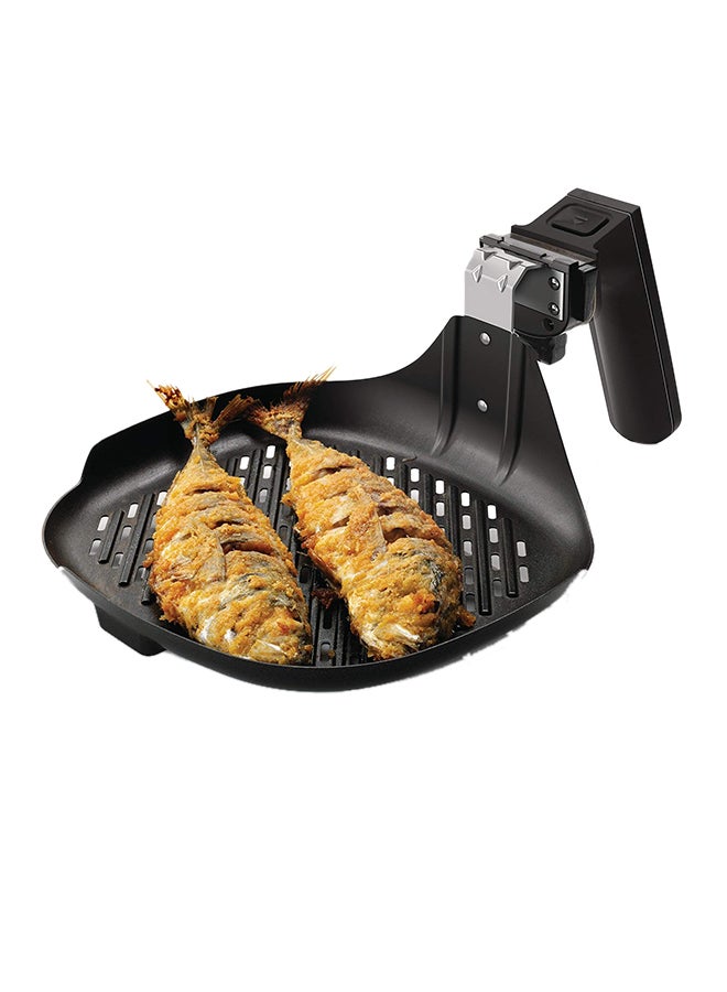 Philips Airfryer Grill Pan Accessory HD9910/20 Black - Image 3