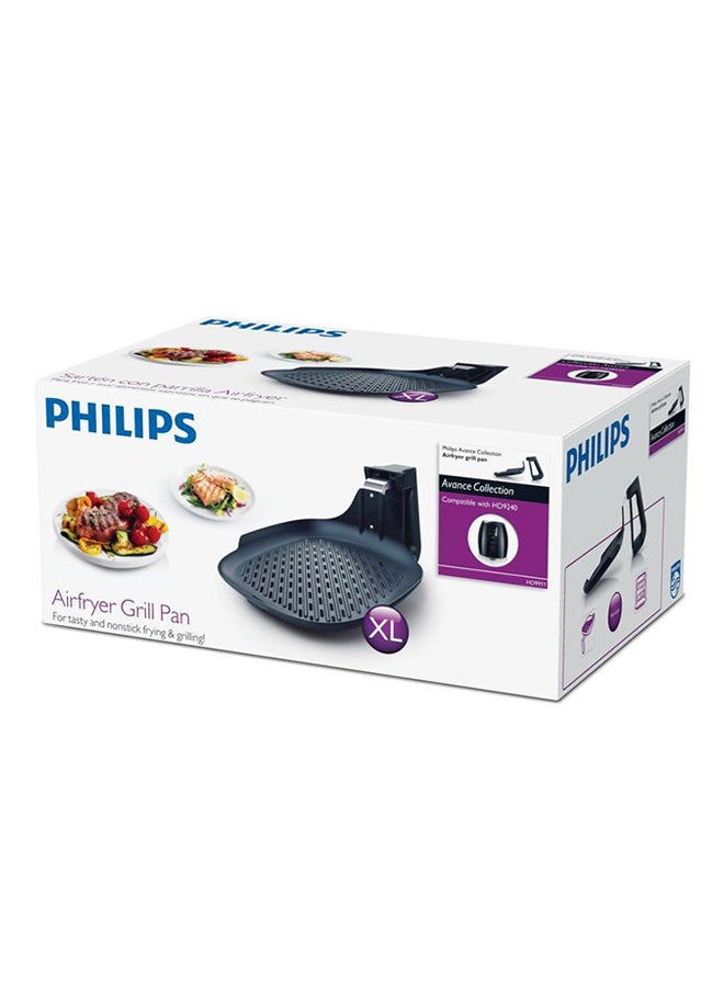 Philips Airfryer Grill Pan Accessory HD9911/90 Black - Image 3