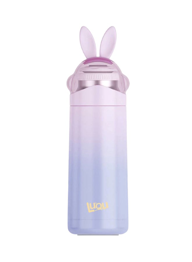 LuQu Rabbit Stainless Steel Vacuum Flask Purple - Image 1