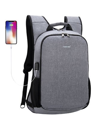 Laptop Backpack With USB Charging Port Grey - v1548074881/N20407373A_1