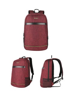 BAIBU Laptop Backpack With USB Charging Port Red  - Image 3