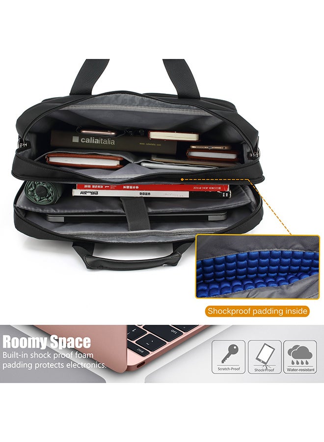 CoolBELL Multi-Functional Laptop Briefcase Black  - Image 4