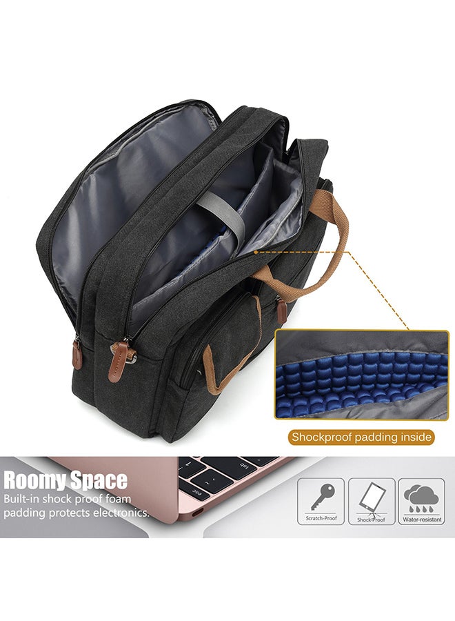 كول بيل حقيبة يد متعددة الفتحات للكمبيوتر المحمول أسود - Image 3