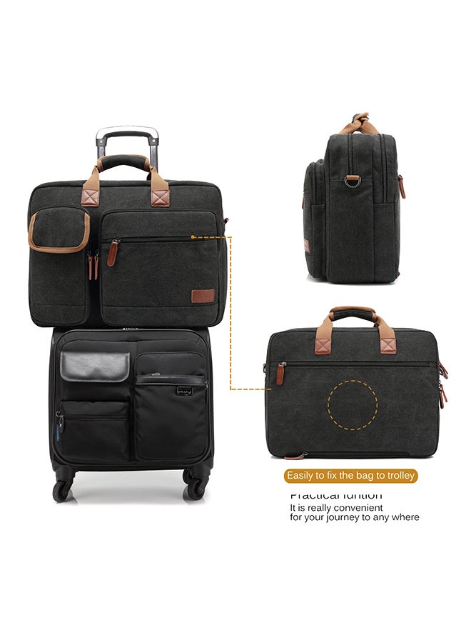 كول بيل حقيبة يد متعددة الفتحات للكمبيوتر المحمول أسود - Image 4