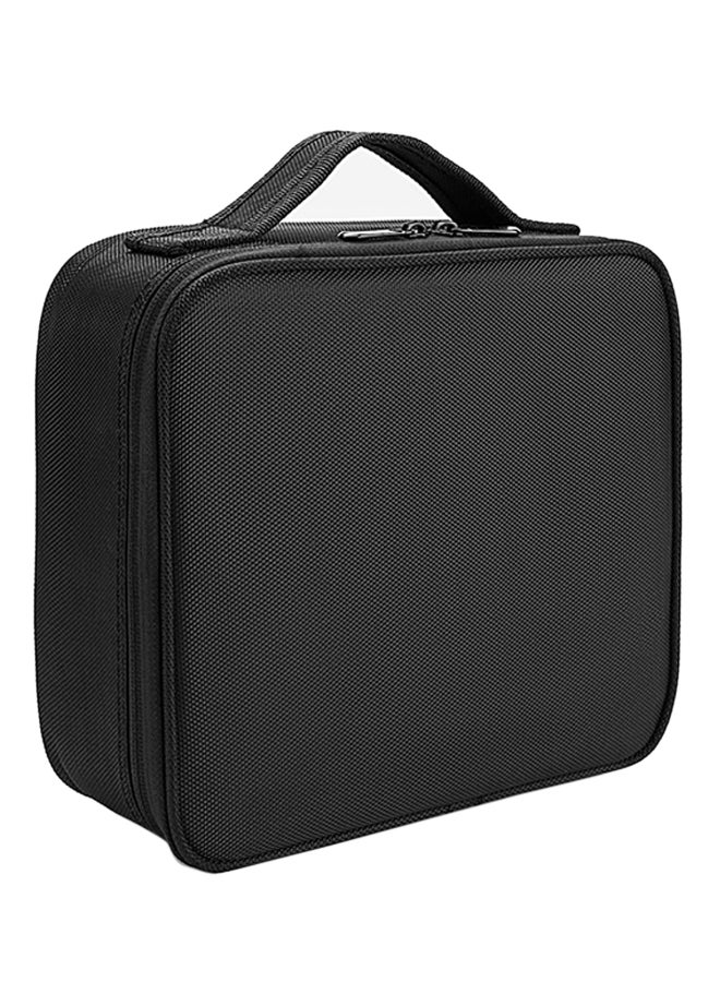 كول بيل حقيبة منظمة لمستحضرات التجميل ومزودة بفواصل مقسمة قابلة للتعديل أسود - Image 1