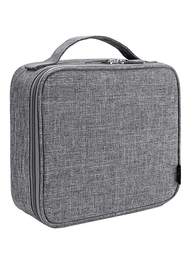 كول بيل حقيبة منظمة لمستحضرات التجميل ومزودة بفواصل مقسمة قابلة للتعديل رمادي - Image 1