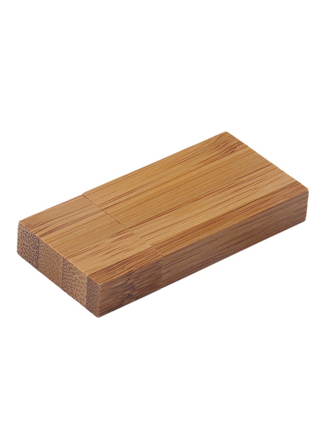 محرك أقراص محمول USB 2.0 بتصميم خشبي 4 GB - Image 2