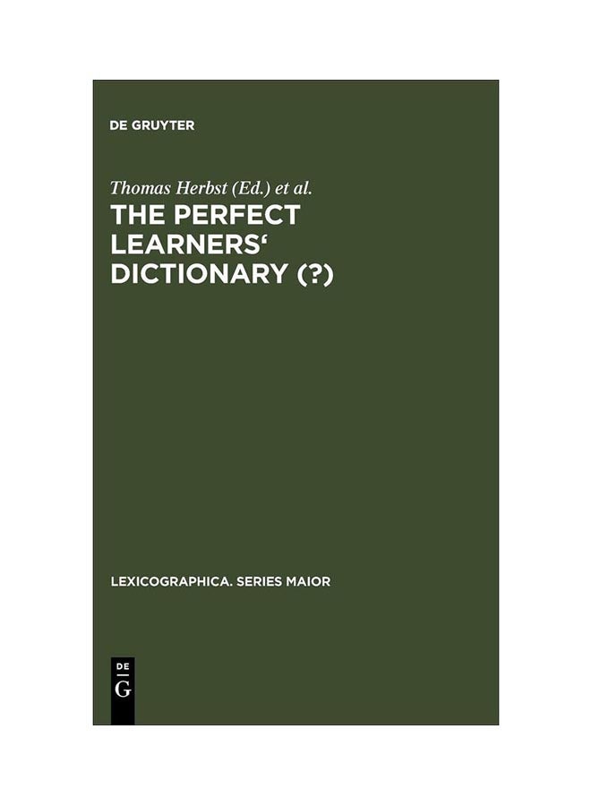 The Perfect Learner's' Dictionary (?) hardcover english - 22 Oct 1999 