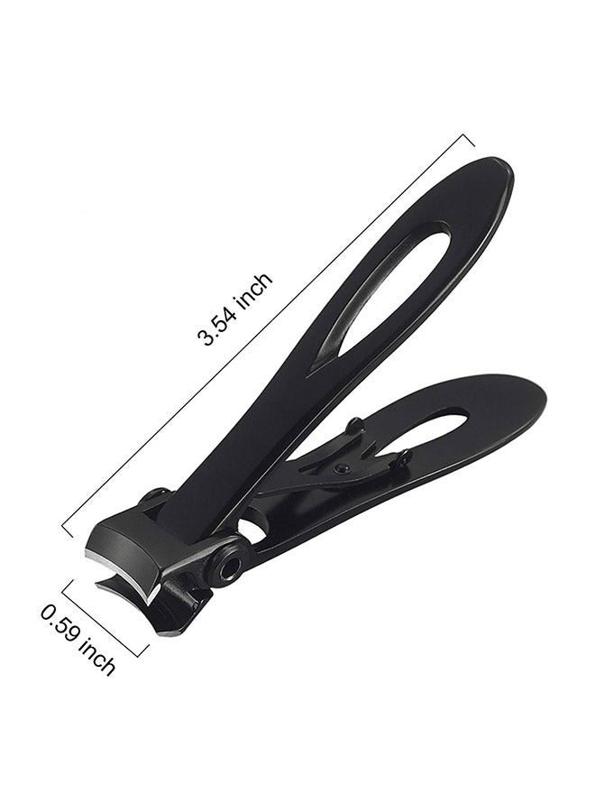 Stainless Steel Nail Clipper Black - Image 4