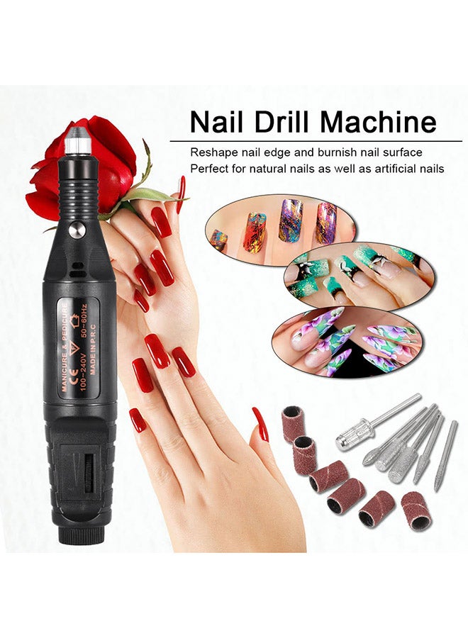 Electric Nail File Pen Black - Image 5