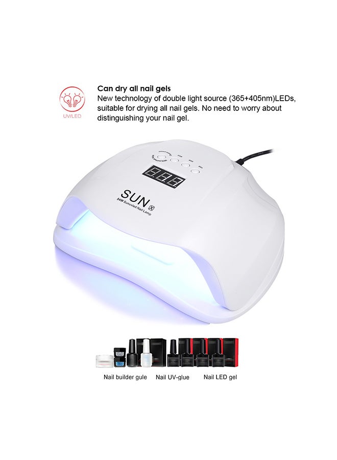Generic Sun UV LED Nail Lamp Dryer White  - Image 4