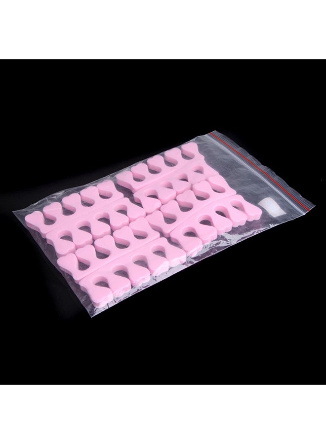 طقم فواصل لأصابع القدم من 8 قطع وردي - Image 2