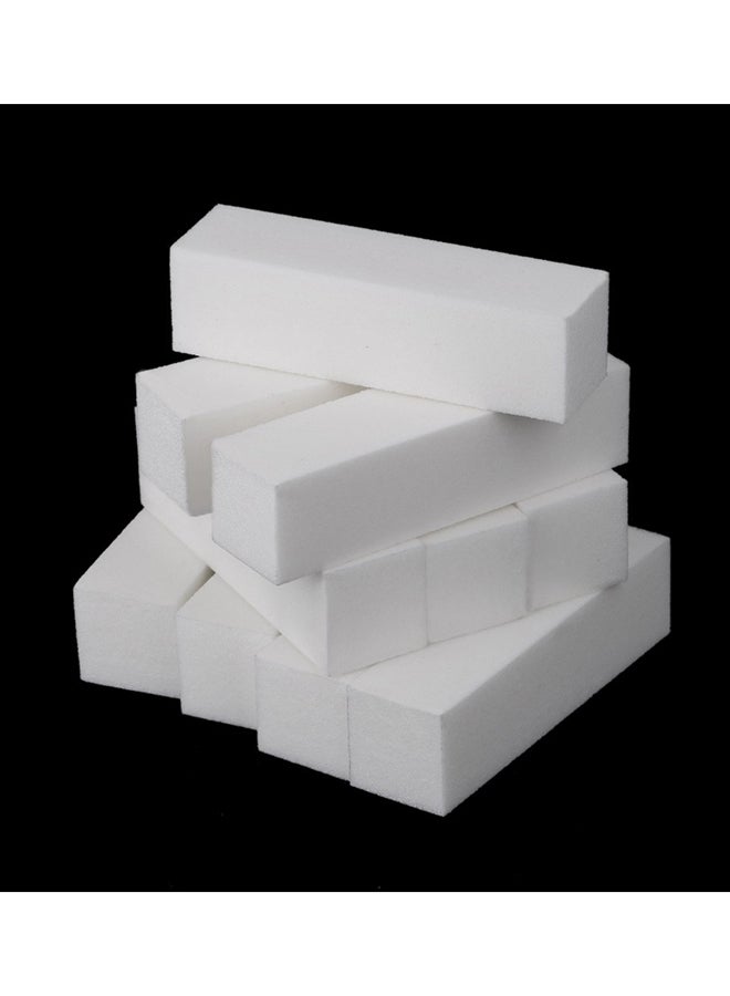 كتلة مبرد للصقل والبرد من 10 قطع أبيض - Image 2