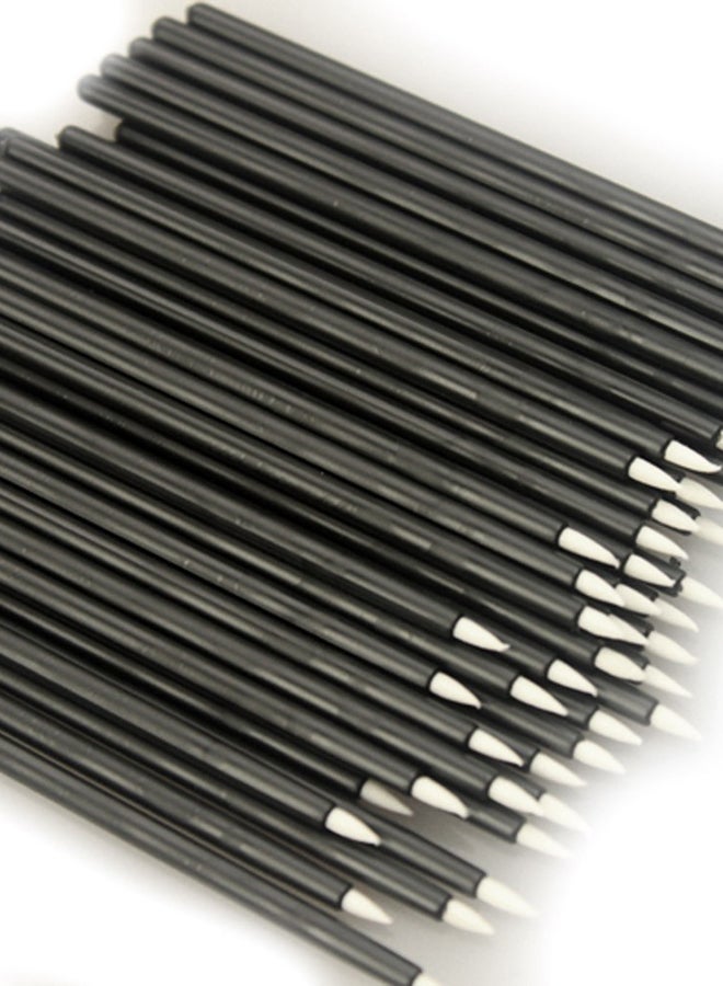Generic - 50-Piece Disposable Eyeliner Brush Black/White - Image 1