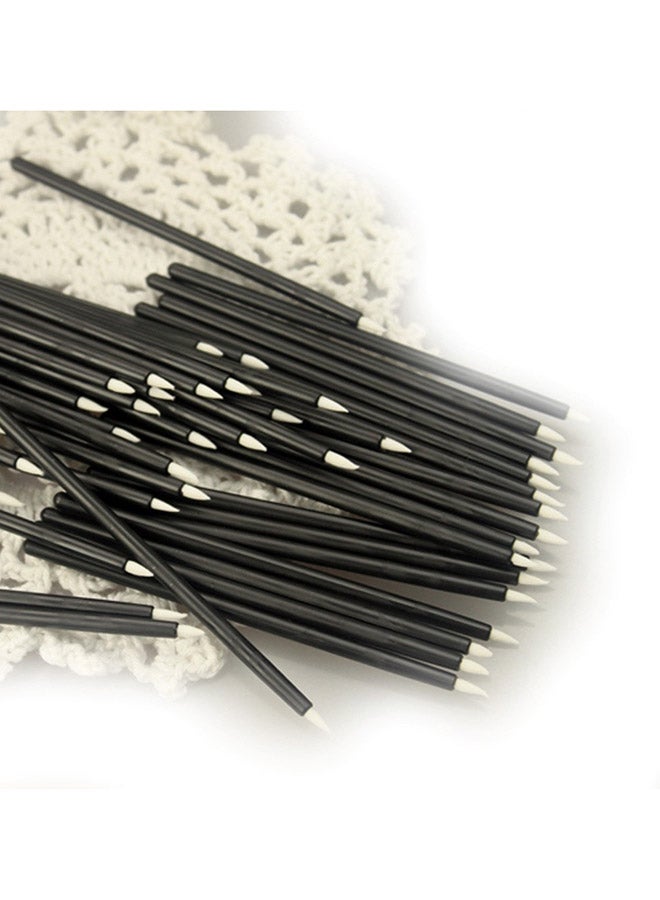 Generic - 50-Piece Disposable Eyeliner Brush Black/White - Image 1