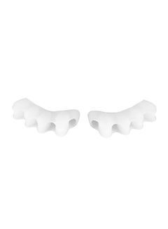 Pair of Silicone Toe Separator Clear