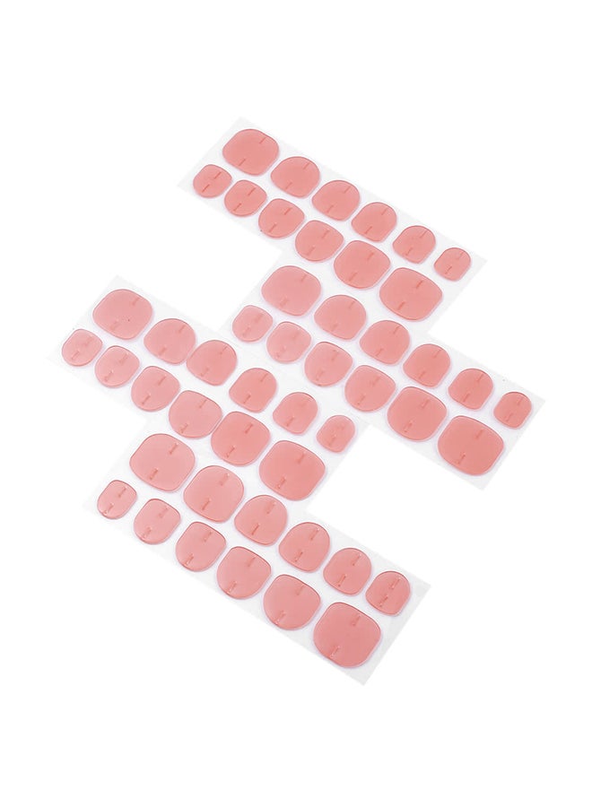 2-Sheet Double-Sided Transparent Nail Glue Sticker Set Multicolour - Image 2