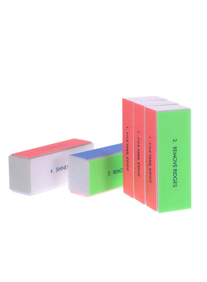 5-Piece Nail Buffer Block Pink/Blue/Green - v1548081044/N20133232A_2