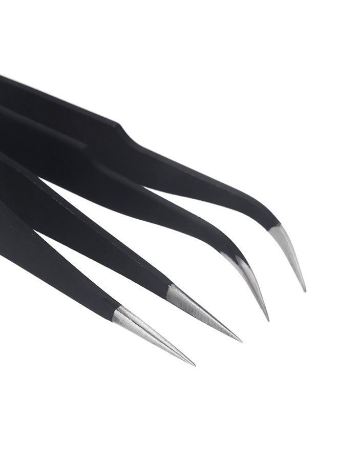 Generic - 2-Piece Nail Art Tweezers Black - Image 1