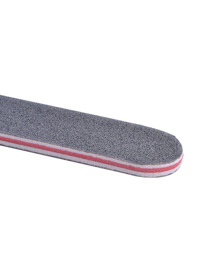 5-Piece Nail Filer Set Grey/Red - Image 3