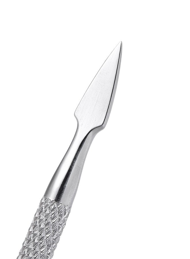 Generic - 4-Piece Double-Ended Cuticle Pusher Set Silver - Image 1