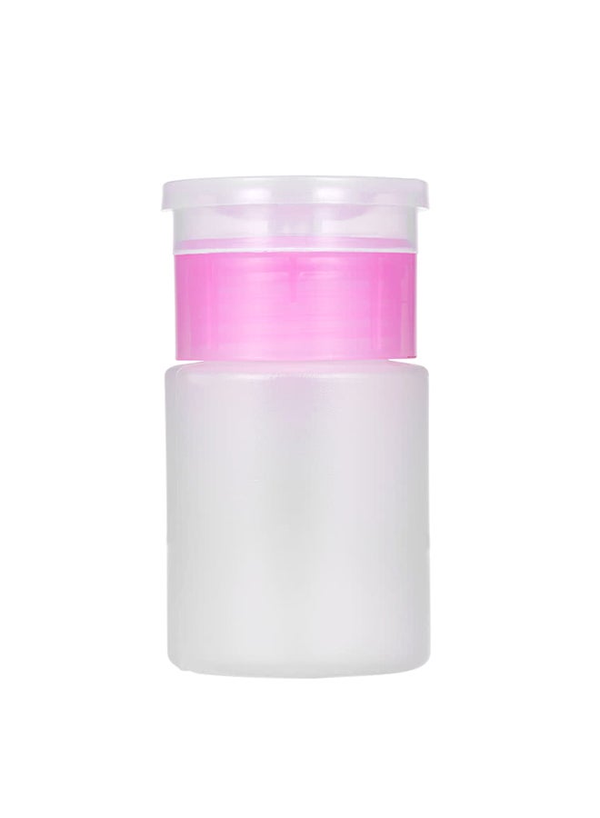 موزع مزيل طلاء الأظافر يعمل بالضغط وردي/أبيض - Image 1