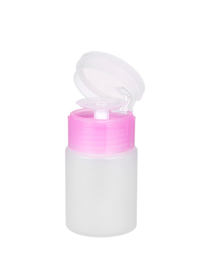 موزع مزيل طلاء الأظافر يعمل بالضغط وردي/أبيض - Image 2