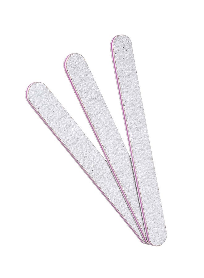طقم مبارد للأظافر من 3 قطع فضي - Image 2