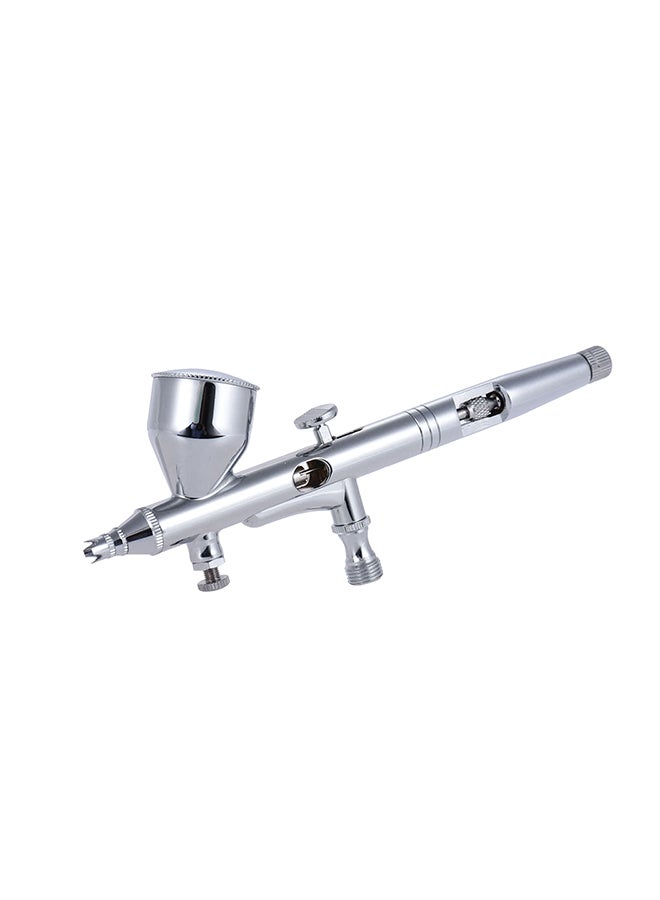 Air Brush With Spray Gun Set Silver - Image 1