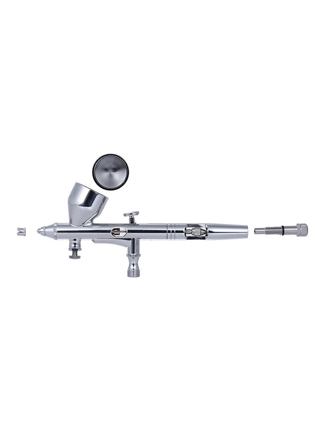 Air Brush With Spray Gun Set Silver - Image 2