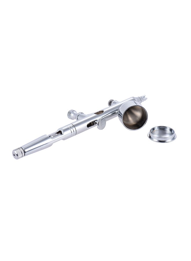 Air Brush With Spray Gun Set Silver - Image 3