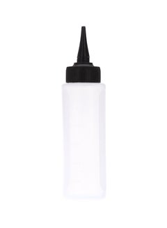 Squeeze Bottle With Twist Cap White/Black