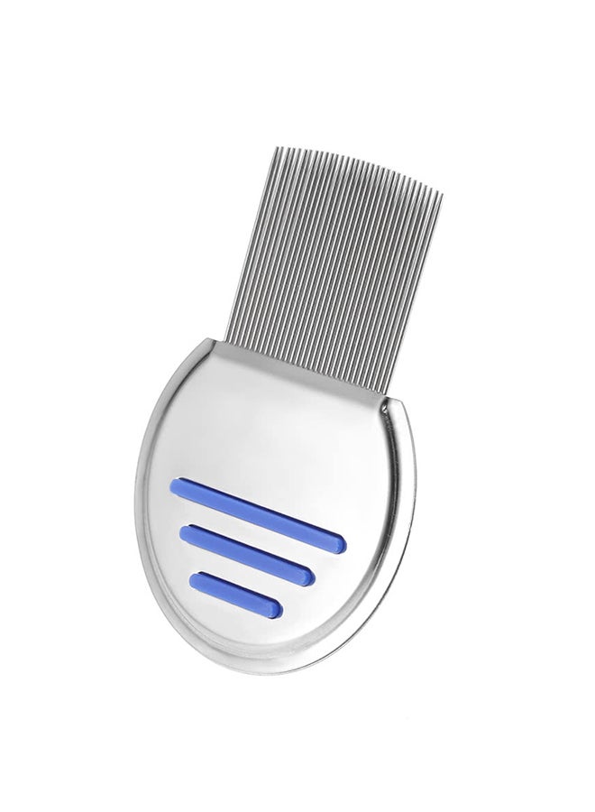 Generic Stainless Steel Lice Comb Silver/Blue - Image 3
