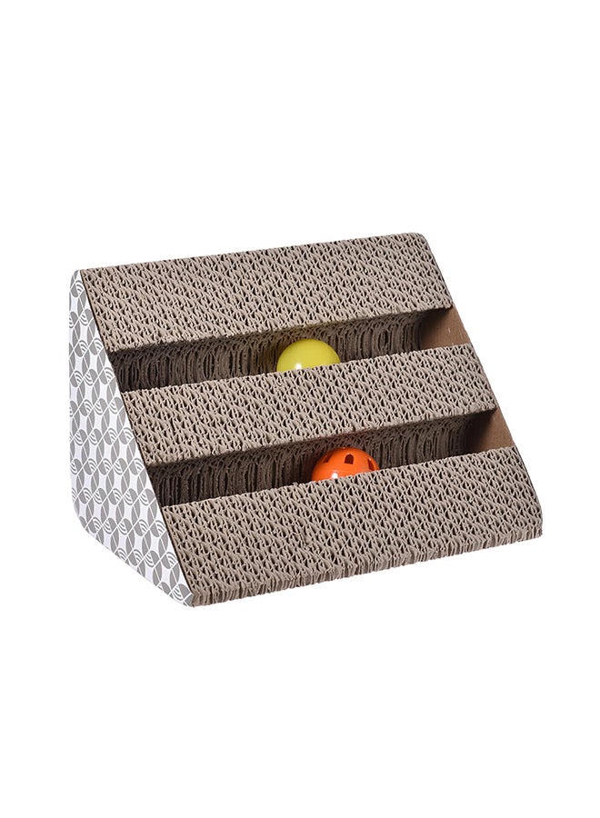 Multipurpose Scratcher Lounge Toy Tan - Image 1