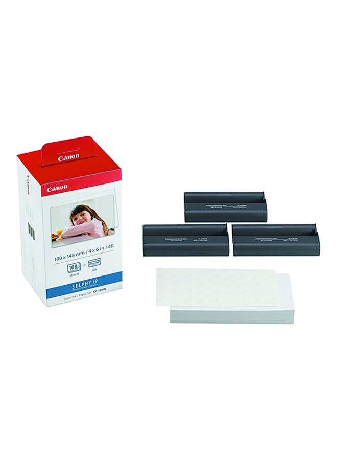 Canon 3-Piece Photo Ink With 108-Piece Postcard Sized Sheet  - Image 2
