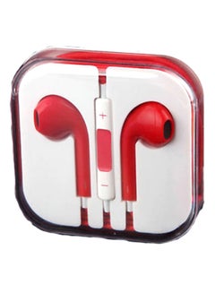 In-Ear Wired Earphones Red