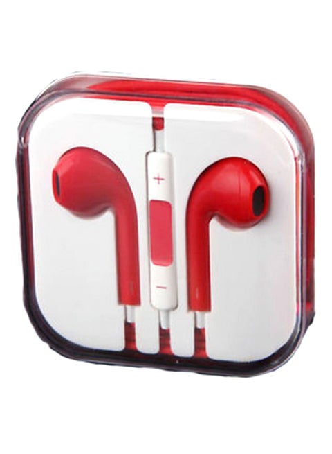 In-Ear Wired Earphones Red